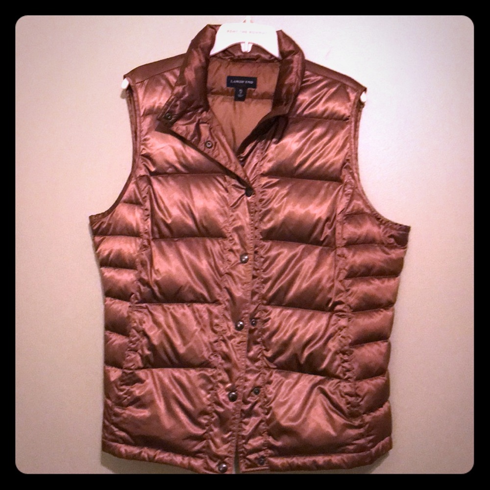 BRONZE LANDS’ END DOWN VEST